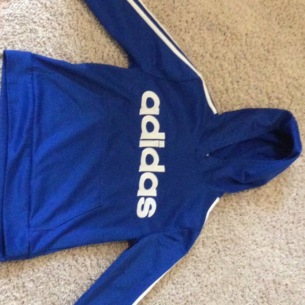 Blue Adidas Boys Sweatshirt